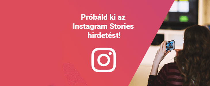 Instagram stories hirdetés