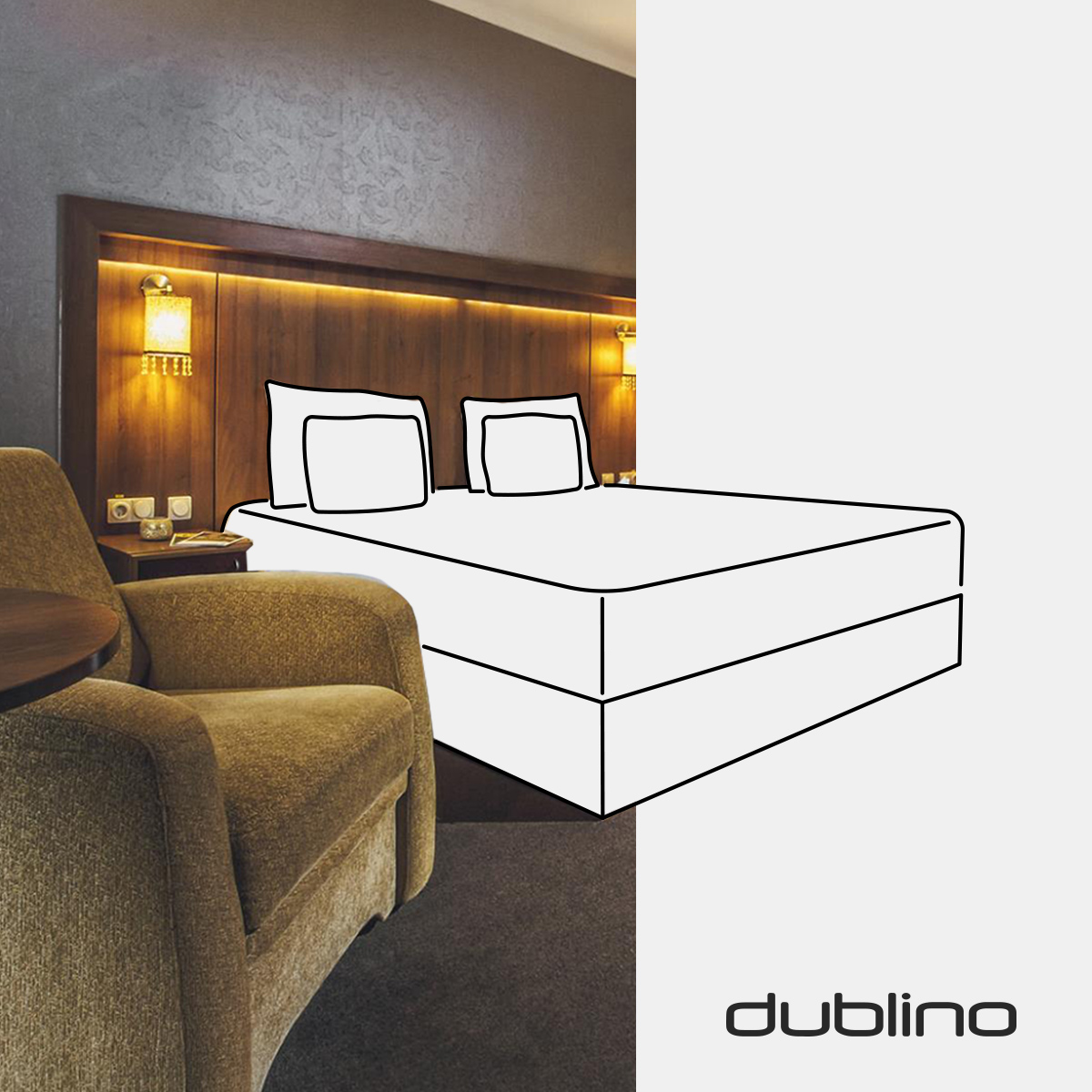 Dublino hotel bútor kampány 2020 - Doppio Creative
